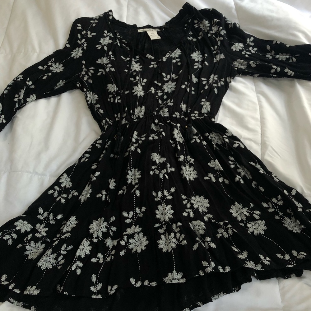 Long sleeve mini dress